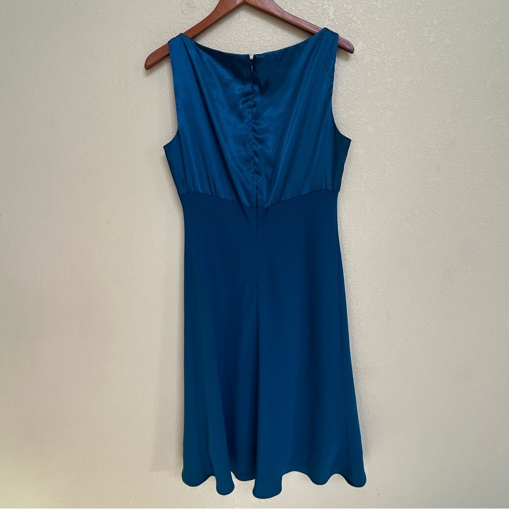 Evan Picone Teal Midi Dress - Picture 2 of 6
